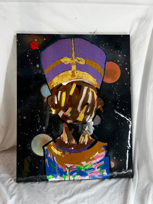 She is space and love